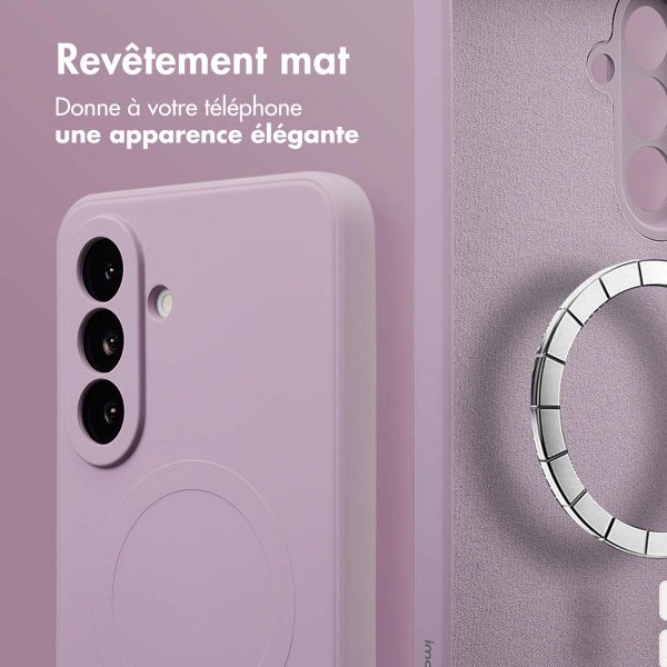 imoshion Coque Couleur avec MagSafe Samsung Galaxy A56 - Violet