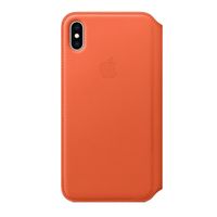 Apple Étui de téléphone Leather Folio Apple iPhone Xs Max - Sunset