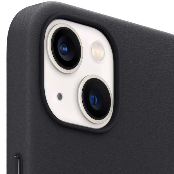 Apple Coque Leather MagSafe Apple iPhone 13 Mini - Midnight