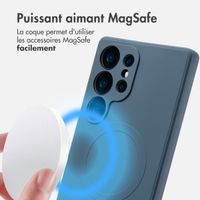 imoshion Coque Couleur avec MagSafe Samsung Galaxy S25 Ultra - Bleu foncé