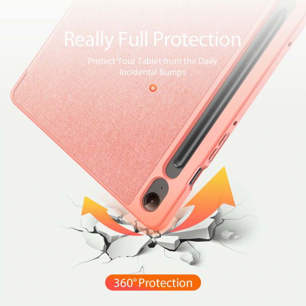 Dux Ducis Coque tablette Domo Samsung Galaxy Tab S9 FE - Rose