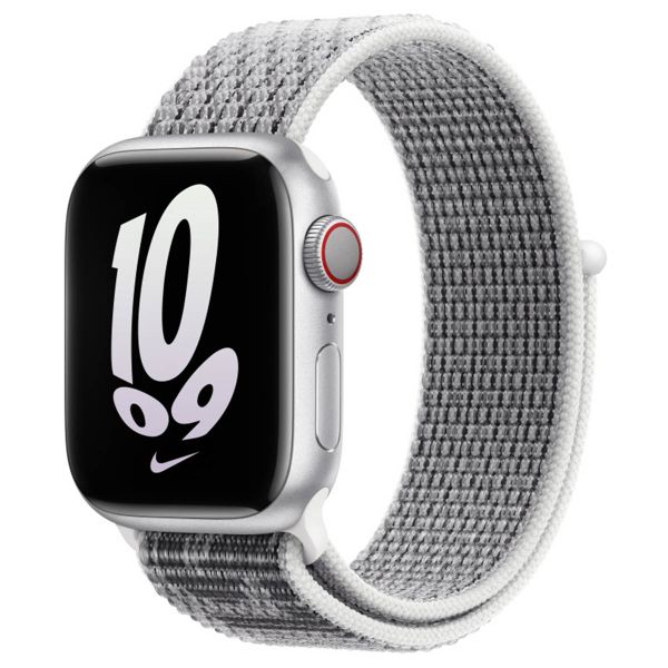 Apple Nike Sport Loop bracelet Apple Watch Series 1-9 / SE - 38/40/41 mm / Series 10 - 42 mm - Summit White / Black