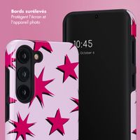 Selencia Coque arrière Vivid Samsung Galaxy S23 - Stars Rubine Red Light Pink