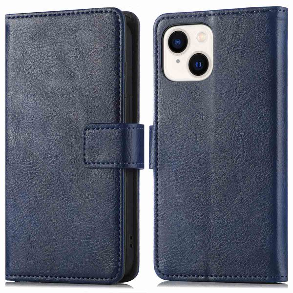 imoshion Étui de téléphone portefeuille Luxe iPhone 15 Plus - Bleu foncé