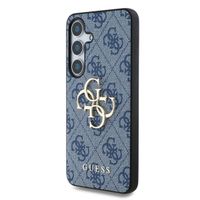 Guess Coque 4G Metal Logo Backcover Samsung Galaxy S25 - Bleu