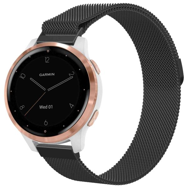 imoshion Bracelet magnétique milanais  - Connexion universelle 18 mm - Noir