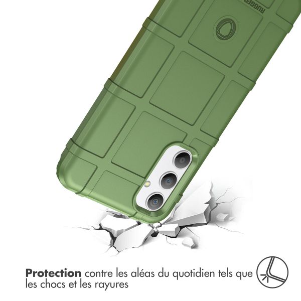 imoshion Coque Rugged Shield Samsung Galaxy A34 (5G) - Vert foncé