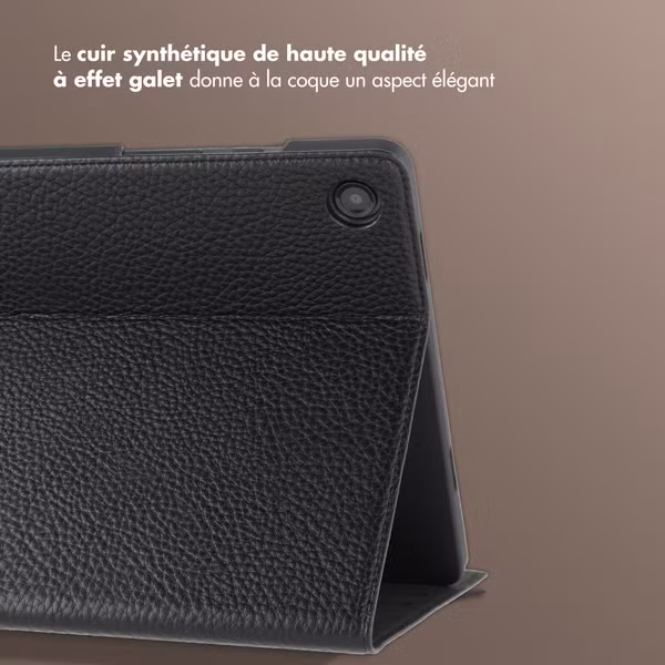 Selencia Coque tablette Riva Samsung Galaxy Tab A11 Plus - Noir