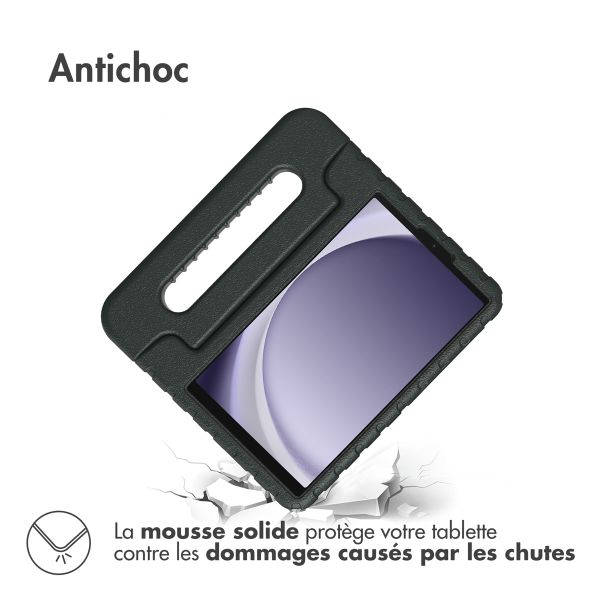 imoshion Coque kidsproof avec poignée Samsung Galaxy Tab A9 8.7 pouces - Noir