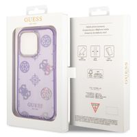 Guess Coque Peony Glitter Apple iPhone 14 Pro - Violet
