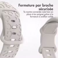 imoshion Bracelet en silicone imprimé léopard Apple Watch Series 1 - 9 / SE (38/40/41 mm) | Series 10 / 11 (42 mm) - Lumière stellaire