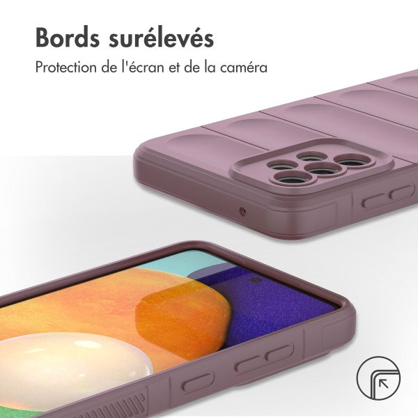 imoshion Coque arrière EasyGrip Samsung Galaxy A52(s) (5G/4G) - Violet