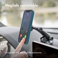 Accezz Leather Backcover avec MagSafe Apple iPhone 14 Pro Max - Bleu foncé