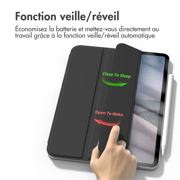 imoshion Magnetic etui de téléphone portefeuille iPad Pro 12.9 (2020/2021/2022) - Noir