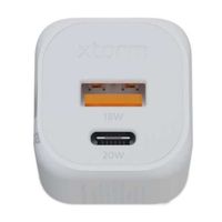 Xtorm Chargeur rapide | Ultra Wall Charger GaN2 - USB-C 20 Watt + USB-A 18 Watt