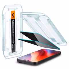 Spigen Protection d'écran en verre trempé GLAStR Privacy Applicator Apple iPhone 16 Pro Max / 17 Pro Max