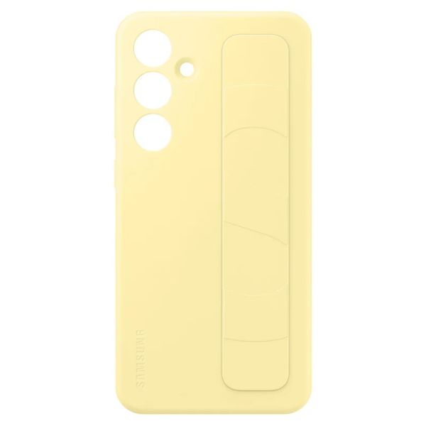 Samsung Coque arrière originale Standing Grip Galaxy S24 FE - Yellow