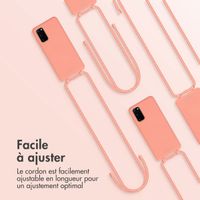 imoshion Coque de couleur avec cordon amovible Samsung Galaxy S20 - Peach