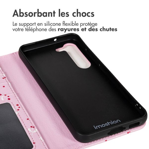 imoshion Étui de télephone portefeuille Design Samsung Galaxy S23 - Blush Berries