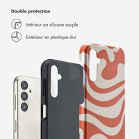 Selencia Coque arrière Vivid Tough Samsung Galaxy A14 (5G/4G) - Dream Swirl Orange