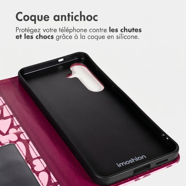 imoshion Étui de télephone portefeuille Design Samsung Galaxy S24 - Hearty Blush