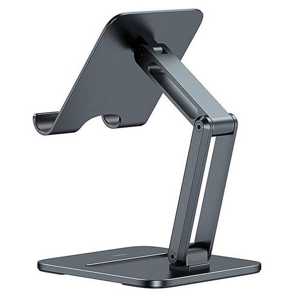 Baseus Desktop Biaxial Foldable Stand - Réglable - Pour tablette, téléphone ou liseuse - Gris