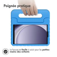 imoshion Coque kidsproof avec poignée Samsung Galaxy Tab A9 8.7 pouces - Bleu