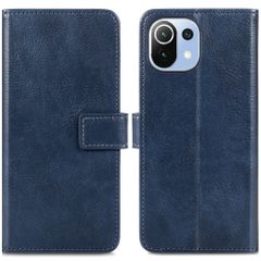 imoshion Étui de télephone portefeuille Xiaomi Mi 11 Lite (5G/4G) / 11 Lite 5G NE - Bleu foncé