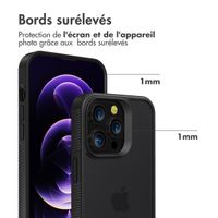 Accezz Coque Givrée Robuste Apple iPhone 14 Pro Max - Noir