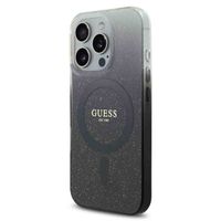 Guess Coque MagSafe IML Glitter Gradient iPhone 16 Pro Max - Black