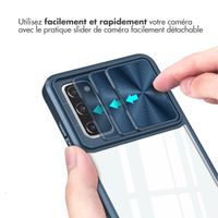 imoshion Coque arrière Camslider Samsung Galaxy S20 FE - Bleu foncé