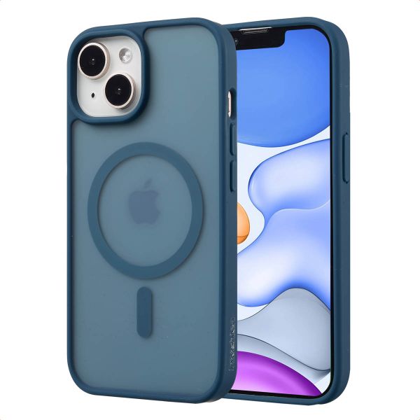 imoshion Coque Color Guard avec MagSafe iPhone 15 - Bleu foncé