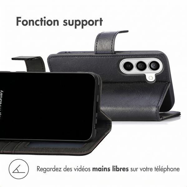 imoshion Étui de télephone portefeuille de luxe Samsung Galaxy A27 (5G) - Noir