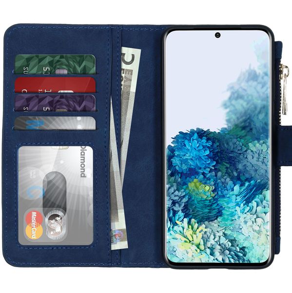 Porte-monnaie de luxe Samsung Galaxy S20 - Bleu foncé