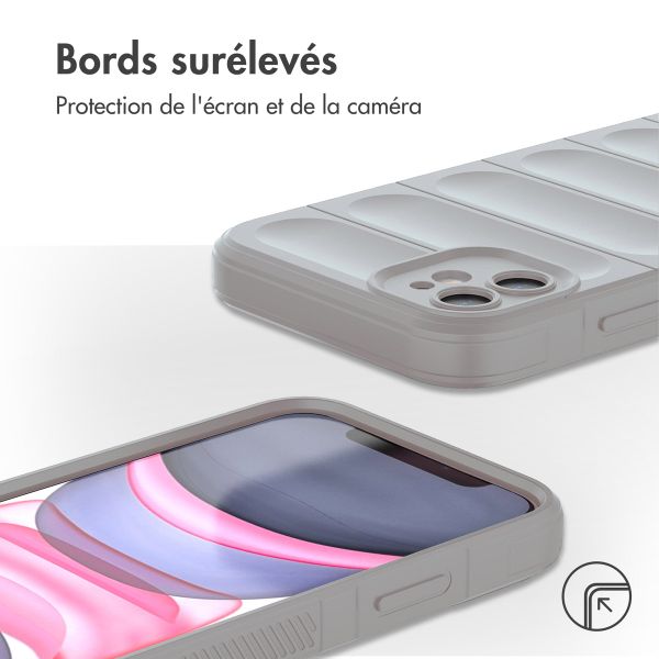 imoshion Coque arrière EasyGrip iPhone 11 - Gris