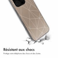 imoshion Coque Design Apple iPhone 16 Pro - Graphic Lines Beige