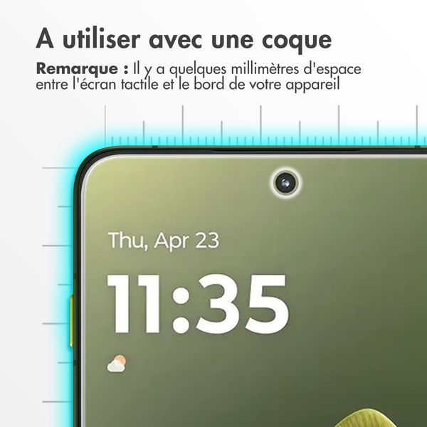 Accezz Protection d'écran en verre trempé Motorola Edge 70