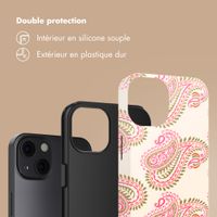 Selencia Coque arrière Vivid Apple iPhone 13 - Paisley Blush