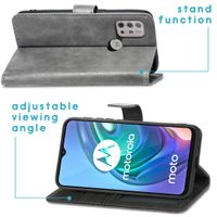 imoshion Étui de télephone portefeuille Motorola Moto G30 / G20 / G10 (Power) - Gris