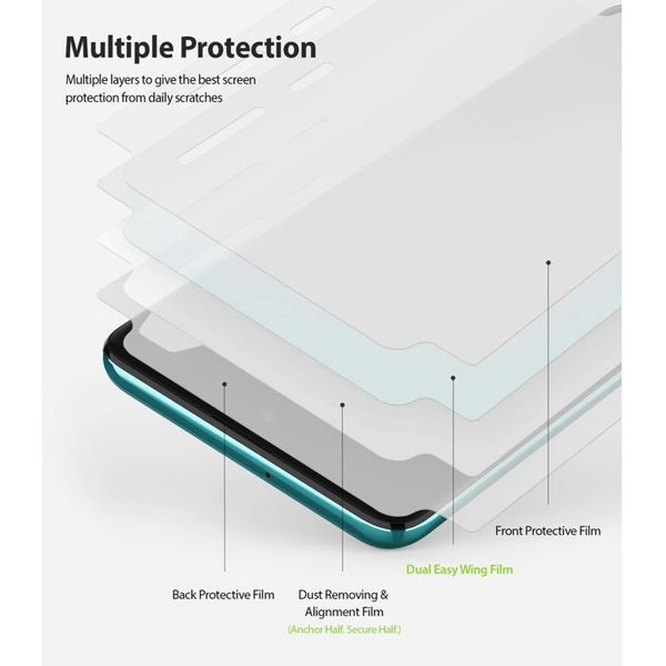 Ringke Duo pack de protections d'écran Wing Dual Easy Galaxy A51