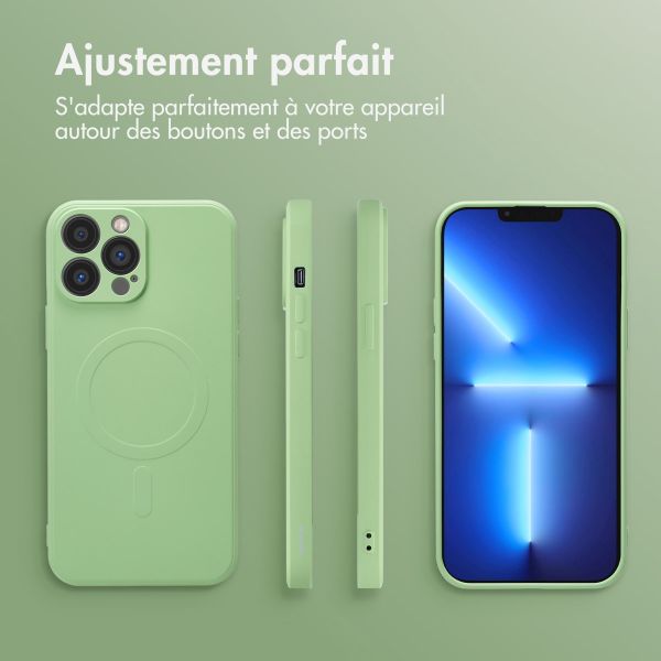 imoshion Coque Couleur avec MagSafe Apple iPhone 13 Pro Max - Vert