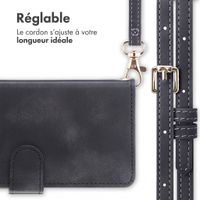 imoshion Etui de télephone portefeuille avec cordon Samsung Galaxy A27 (5G) - Noir