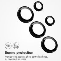 imoshion Lot de 2 protections d'objectif de caméra Samsung Galaxy S24 Ultra - Noir