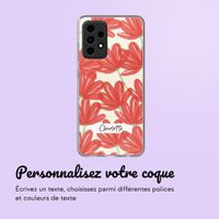 Coque avec votre propre photo et/ou texte Samsung Galaxy A52(s) (5G/4G) - Bloemen