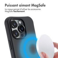 imoshion Coque arrière Color avec cordon amovible et MagSafe Apple iPhone 16 Pro Max - Noir