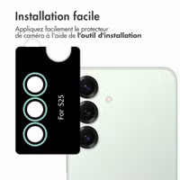 imoshion Lot de 2 protections d'objectif de caméra Samsung Galaxy S25 - Mint