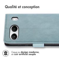 imoshion Étui de téléphone portefeuille Luxe OnePlus Nord 4 - Bleu clair