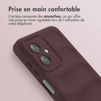 imoshion Coque arrière EasyGrip Motorola Moto G54 - Aubergine