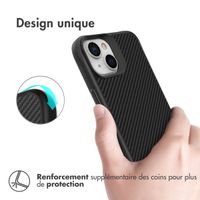 imoshion Rugged Hybrid Carbon Case iPhone 14 Plus - Noir