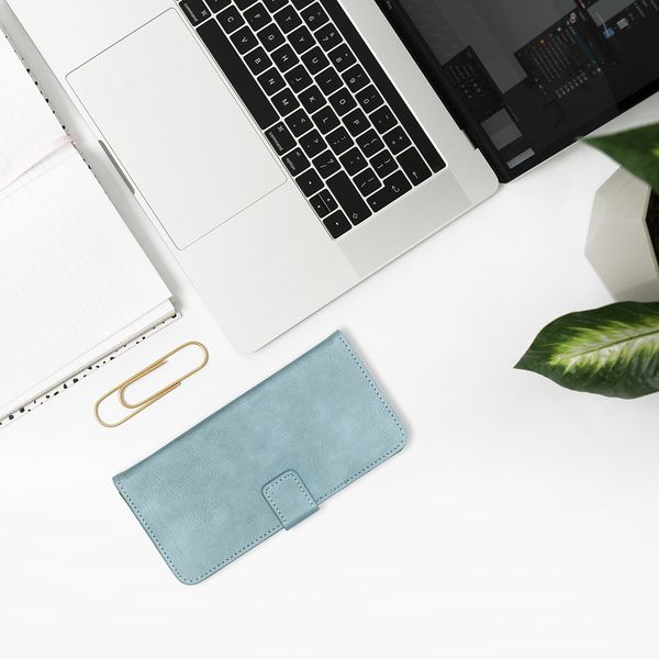 imoshion Étui de télephone portefeuille Samsung Galaxy A40 - Bleu clair